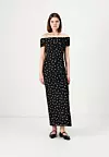 Abercrombie & Fitch DRAPED MAXI - Svečana odjeća - black - prije 119,32 eura, sada 53,95 eura
