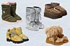 Moncler zelene buce za snijeg (750 eura)/Burberry žute čizme za snijeg (820 eura)/Moon Boot srebrne buce za snijeg (275 eura)/Inuikii smeđe buce (320 eura)Moncler smeđe buce s krznom (620 eura)