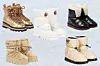 Jimmy Choo zlatne buce za snijeg (1195 eura)/Prada krznene buce za snijeg (1320 eura)/Chloé bijele buce za snijeg (790 eura)/Moncler crne kožne buce s vunenim krznom (860 eura)/Prada bež buce za snijeg (850 eura)