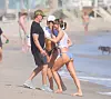 Sylvester Stallone heads to the beach with his daughters Scarlet and Sophia and his wife Jennifer Flavin. Stallone puffed on a cigar and kept his feet wet as he had a great time in Malibu. 15 Aug 2020,Image: 552807140, License: Rights-managed, Restrictions: World Rights, Model Release: no, Credit line: Snorlax / MEGA / The Mega Agency / Profimedia