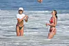 Sylvester Stallone heads to the beach with his daughters Scarlet and Sophia and his wife Jennifer Flavin. Stallone puffed on a cigar and kept his feet wet as he had a great time in Malibu. 15 Aug 2020,Image: 552807220, License: Rights-managed, Restrictions: World Rights, Model Release: no, Credit line: Snorlax / MEGA / The Mega Agency / Profimedia