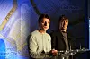 Osnivači Googlea Larry Page i Sergey Brin 2008.