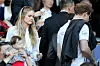 LONDON, ENGLAND - MARCH 09: Prince Harry (R) and Cressida Bonas (L) take their seats during the RBS Six Nations match between England and Wales at Twickenham Stadium on March 9, 2014 in London, England. (Photo by Shaun Botterill/Getty Images)