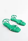 Next JEWELLED FLOWER - Sandale - green metallic - 23 eura