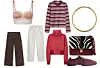 Top Dolce&Gabbana/ Majica COS/ Ogrlica & Other Stories/ Traperice Arket/ Bijele traperice COS/ Jakna Rick Owens/ Torba Khaite/ Tenisice COS
