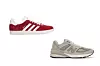 Adidas Gazelle (729 kn)/ New Balance 990v5 suede and mesh tenisice (200 era)