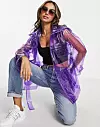 Miss Selfridge prozirna kabanica, Asos, 487,42 kn, 64,99 €.