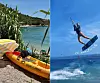 Za one kojima odmor nije odmor bez barem malo znoja i uzbuđenja mogu se okušati u kitesurfingu ili vožnji kajaka!