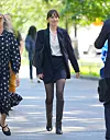 Poslovni outfiti Lucy su poseban hommage filmu 'Zaposlena djevojka' u kojemu glumi Dakotina mama Melanie Griffith