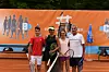 Iva Majoli i goran Prpić s mladim talentima Matejom Dodigom i Nerom Tesankić.