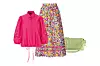 Pamučna bluza 199,90 kuna, suknja maxi kroja 199,90 kuna i torba 129,90 kuna.