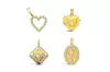 Whole Heart zlatni privjesak/ Medallion Heart zlatni privjesak/ Squared zlatni privjesak/ Saint Mary zlatni privjesak
