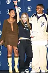 Ashanti, Avril Lavigne i Nelly na objavi Grammyjevih nominacija u New Yorku 2003.