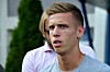Zagreb, 280819. Maksimirski stadion. Dan nakon sto su se kvalificirali u Ligu prvaka u Dinamovoj mix zoni Nenad Bjelica i Dani Olmo odgovarali su na novinarska pitanja.