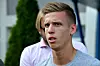 Zagreb, 280819. Maksimirski stadion. Dan nakon sto su se kvalificirali u Ligu prvaka u Dinamovoj mix zoni Nenad Bjelica i Dani Olmo odgovarali su na novinarska pitanja.