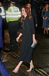 LONDON, ENGLAND - FEBRUARY 25: The Duchess Of Cambridge attends a charity performance of