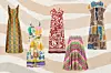 Midi svečana haljina Lisou; Zalando (622 eura)/ haljina s pojasom Zara (49,95 eura)/ haljina s tankim naramenicama Mango (55,99 eura)/ midi suknja La DoubleJ; Net-a-Porter (490 eura)/ maksi haljina Zara (39,95 eura)