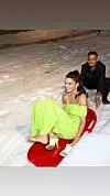 Kendall Jenner na sanjkanju/ Fotografija: Profimedia