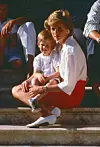 Diana s Harryjem 1998. na odmoru na Majorci