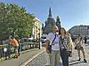 Sa suprugom Klaudijom u Sankt Petersburgu.