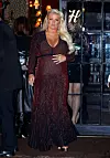 Jessica Simpson out and about in NEw York with her hand on her big belly. 12 Oct 2018, Image: 390938581, License: Rights-managed, Restrictions: World Rights, Model Release: no, Credit line: FZS / MEGA / The Mega Agency / Profimedia
