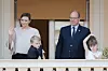 Princ Albert II. i princeza Charlene s djecom, princom Jacques i princezom Gabriellom u lipnju ove godine