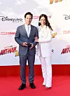 Lilly i Paul Rudd na pariškoj premijeri filma 'Ant-Man i Wasp' 2018. godine