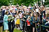 Kralj Carl Gustaf i kraljica Silvia predvodili su obilježavanje u parku Holje u Olofstromu, na jugu zemlje