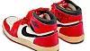 Ferrari Press Agency Jordan 1 Ref 11755 18/05/20 See Ferrari text Picture must credit: Sotheby’s A pair of basketball legend Michael Jordan’s Nike Air Jordan 1s from 1985 have sold for 0,000 USD/ €517,330 Euros in an online auction – a new world auction record for any pair of sneakers.The final price for the game-worn, autographed pair surpassed the previous record set for a pair of Nike 1972 Moon Shoes, which went for 7,500 USD / €404,160 Euros in July 2019. The Air 1s had a presale estimate of up to 0,000 USD / €138,570 Euros for the Sotheby’s sale.A bidding war which drove the value up by 0,000 within the final twenty minutes of the sale.Bidders ,ranging from age 19 to over 50, participated across four continents.They were sold by US-based sneaker collector Jordan Geller who had originally obtained them for his shoe museum named ShoeZeum,.The pair was sold coinciding with the final episode of a popular ESPN US sp[orts channel documentary ‘The Last Dance’, spotlighting Jordan’s legendary career with NBA team the Chicago Bulls.The Vintage Originals from 1985 are in the Chicago Bulls white, black and red - the Air Jordan 1 that Michael Jordan wore the most often on the court. OPS:The autographed Jordan Air 1 shoes sold at auction Picture supplied by Ferrari,Image: 520255604, License: Rights-managed, Restrictions: , Model Release: no, Credit line: Sotheby's / Ferrari / Profimedia