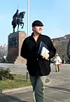 Holivudski glumac Kevin Spacey prošetao je centrom grada u društvu Jakova Sedlara i njegovog sina Dominika.
