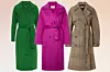 Zeleni dugi kaput Max Mara (829 eura), Kaput Ulla Johnson boje fuksije (1200 eura), Dugi kaput s kariranim uzorkom Stella McCartney (2400 eura)