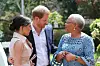 Meghan i Harry s Gracom Machel, udovicom Nelsona Mandele at u Johannesburgu 2019.