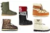 Buce s mašnama Ugg; Karla (1400 kn - akcijska cijena)/ buce s uzorkom Dolce & Gabbana; FARFETCH (861 eura)/ visoke buce Moon Boot x GCDS; FARFETCH (390 eura)/ buce s krznom Chloe X Moon Boot; MATCHESFASHION (850 eura)/ prošivene buce Prada; MATCHESFASHION (850 eura)