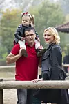 Stjepan Bozić, supruga Petra i kćerkica Emma