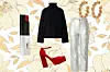 Mat ruž za usne Yves Saint Laurent Rouge Pur Couture The Slim Sheer Matte (290 kn)/ dolčevita Edited; About You (599 kn)/ srebrne hlače Edited; About You (575 kn)/ platforme Zara (599 kn)/ naušnice LeGer; About You (112 kn)
