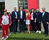 Blanka i Zlatko Mateša s predstavnicima hrvatske vlade i HOO-a