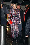 New York, NY - Model, Gigi Hadid is all smiles as she rocked an all plaid jumpsuit while arriving at Madison Square in New York! BACKGRID USA 13 DECEMBER 2019, Image: 488047453, License: Rights-managed, Restrictions: , Model Release: no, Credit line: JosiahW / BACKGRID / Backgrid USA / Profimedia