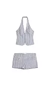 Pamučni top 17,99 € BERSHKA/ Kratke pamučne hlače 19,99 € BERSHKA