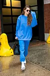 01/25/2020 EXCLUSIVE: Gigi Hadid dresses in a comfy sweats as she exits leaving High Line Stages in New York City. The 24 year old American fashion model wore a matching top and bottom Boys Lie Brand sweats paired with white trainers and black handbag. **VIDEO AVAILABLE**, Image: 494754549, License: Rights-managed, Restrictions: Exclusive NO usage without agreed price and terms. Please contact sales@theimagedirect.com, Model Release: no, Credit line: TheImageDirect.com / The Image Direct / Profimedia