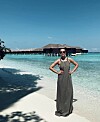 Ljupka Gojić Mikić na zimovanju na Maldivima