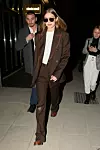 milan, ITALY - Celebrities pictured during the Milan Fashion Week Winter Fall 2020-2021 in Milan, Italy. *UK Clients - Pictures Containing Children Please Pixelate Face Prior To Publication*, Image: 500340864, License: Rights-managed, Restrictions: RIGHTS: WORLDWIDE EXCEPT IN FRANCE, GERMANY, ITALY, SWITZERLAND, Model Release: no, Credit line: BACKGRID / Backgrid UK / Profimedia