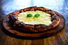 Debela domaća pizza.