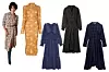 Karirana haljina Sezane (150 eura)/ haljina s uzorkom cvijeća Nanushka (295 funti)/ haljina s babydoll ovratnikom Mango (449,90 kn)/ karirana haljina Massimo Dutti (749 kn)/ asimetrična haljina Zara (299,90 kn)