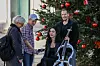 BOZO RADIC/CROPIX CROPIX Dubrovnik, 131220 Snimanje bozicne cestitke i prigodnog video spota Ane Rucner na Stradunu, ispred crkve Sv.Vlaha.