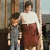 Dalibor kao dječak s mamom Katicom koja je uvijek bila uz njega