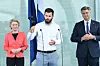 Predsjednica Europske komisije Ursula von der Leyen i Andrej Plenković posjetili su Rimac automobile u Svetoj Nedjelji.
