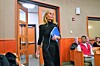 PARK CITY, UTAH - MARCH 29: Actor Gwyneth Paltrow enters court during her civil trial over a collision with another skier on March 29, 2023 in Park City, Utah. Retired optometrist Terry Sanderson is suing Paltrow for $300,000, claiming she recklessly crashed into him during a run at Deer Valley Resort in Park City, Utah in 2016. Paltrow has countersued for $1, claiming Sanderson was uphill of her and crashed into her back. (Photo by Rick Bowmer-Pool/Getty Images)