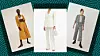 Mango žuto odijelo (hlače - 199,90 kn, sako - 349,90 kn) Max Mara bijelo odijelo (hlače - €225, sako - €445) Mango pepita odijelo (hlače - 249,90 kn, sako - 449,90 kn)