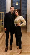 Arija i Marko na premijeri njezine predstave ”Ženski orkestar” u Šibeniku