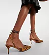 Aquazzura cipele s otvorenom petom i animal printom (723 eura)